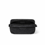 Monogram Embossed Leather Mini Pochette / Crossbody (All Black)