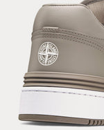 B57 Low-Top Sneakers in Taupe with Yellow CD Signature