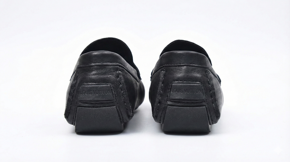 Monogram Leather Driver Moccasins