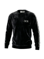 Logo Knit Sweatshirt with Signature Sleeve Band