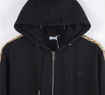 Zip Hoodie with Icon Stripe Detail