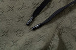 Men’s Monogram Print Drawstring Shorts