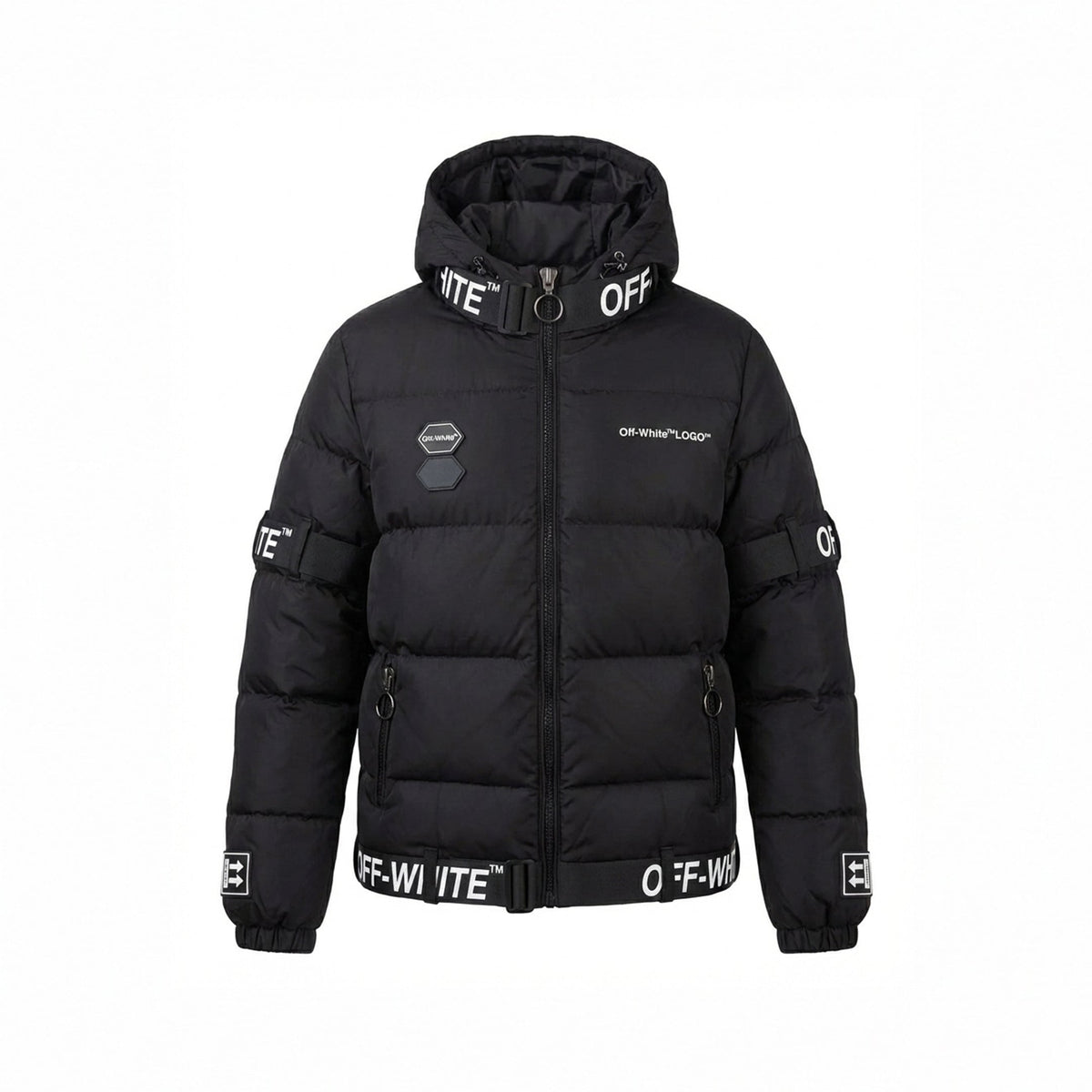 Arrows Logo Industrial Puffer Jacket
