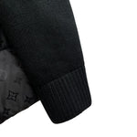 Monogram Hybrid Knit & Puffer Jacket