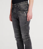 Biker Slim-Fit Denim Jeans