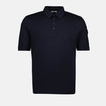 Navy Polo Shirt with Minimal Design