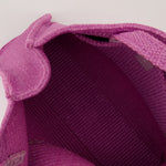 Pink Raffia Tote Bag with Logo