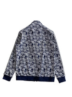 Oblique Jacquard Zip-Up Tracksuit Set