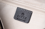 Logo Graffiti Leather Belt Bag