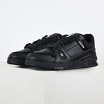 Trainer Sneaker in Black Leather