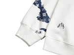 LV White Monogram Bandana Print Sweatshirt