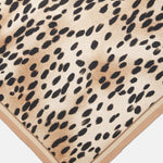 Animal Print Scarf – Beige