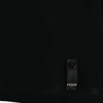 Fendi Black Polo Shirt with FF Logo Detail