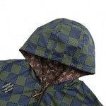 LV Reversible Monogram & Check Hooded Jacket