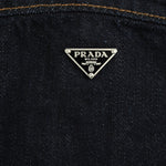 Triangle Logo Back Denim Shirt Jacket