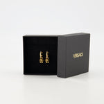 Medusa Drop Earrings with Crystal Bar