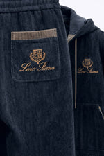 Midnight Heritage Zip Hoodie & Jogger Set