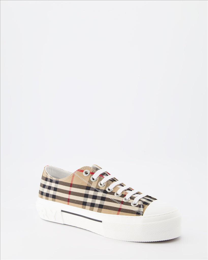 Checked sneakers