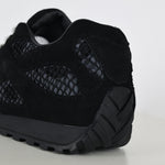 Orbit Lace-Up Runner in Black