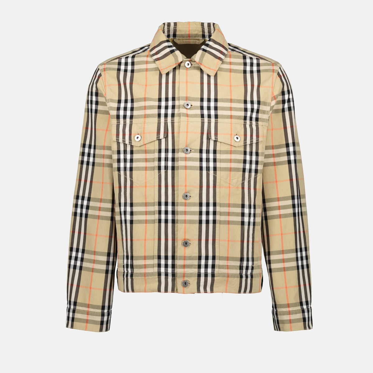 Plaid Denim Jacket