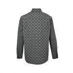 GG Gingham Check Flannel Shirt