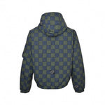 LV Reversible Monogram & Check Hooded Jacket