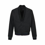 Gradient Cuff Wool-Blend Evening Cardigan