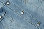 Light Blue Washed Denim Jacket