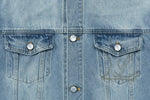 Light Blue Washed Denim Jacket