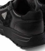 Leather & Re-Nylon Low-Top Sneakers