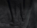 Black Gradient Hoodie with Blue LV Patch