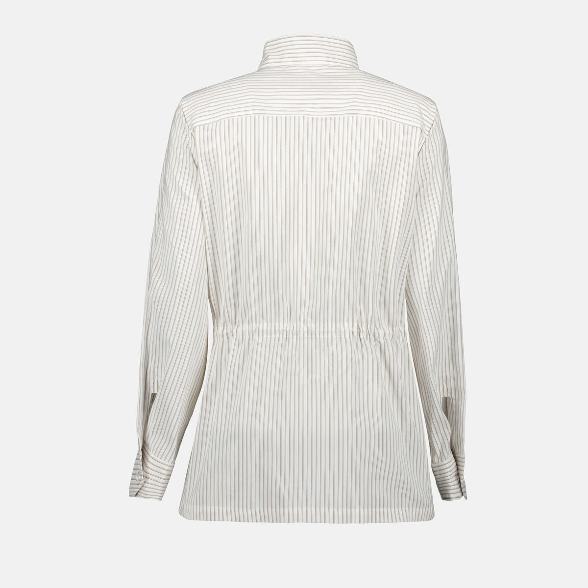Striped Belted Jacket