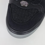 Screener Sneakers in Black with Web Stripe
