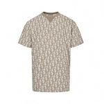 Oblique Monogram Toweling T-Shirt | Beige