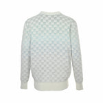 Damier Pattern Knit Sweater