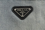 Men's Washed Grey Distressed Denim Jeans