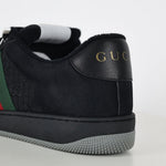 Screener Sneakers in Black with Web Stripe
