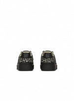 Monogram jacquard B-Court sneakers