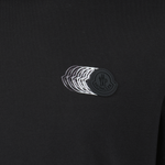 Black Faded Logo Print T-Shirt