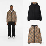 Reversible Vintage Check Hooded Jacket