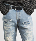 424 Distressed Loose-Fit Denim Jeans – Vintage Skate Aesthetic