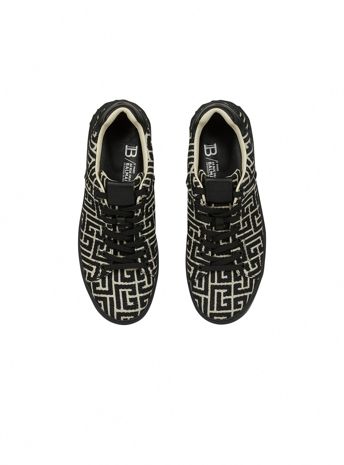 Monogram jacquard B-Court sneakers