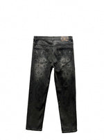 Black Monogram Jeans