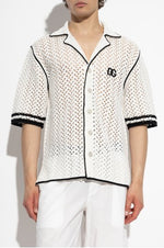 Men’s White Short-Sleeve Shirt