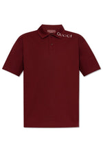 Burgundy Polo with Logo