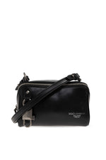 Black "Lock" Shoulder Bag