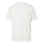 White T-Shirt with Blue Logo