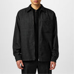 Check Wool Overshirt Jacket