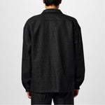Check Wool Overshirt Jacket