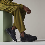Lift Knit Slip-On Sneakers in Black